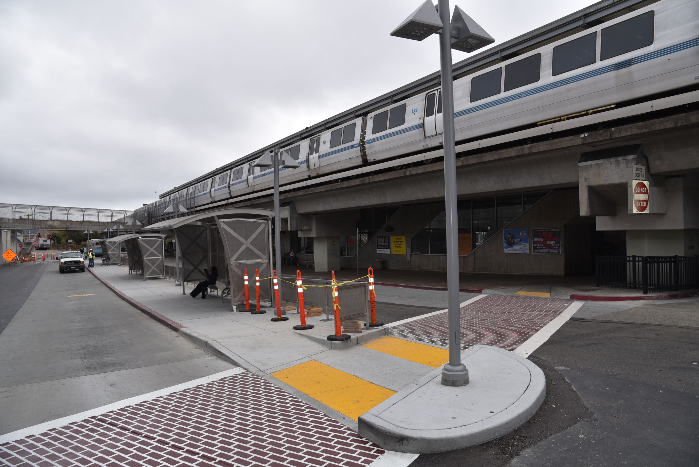 Daly City BART station after improvements made by PSM Associates