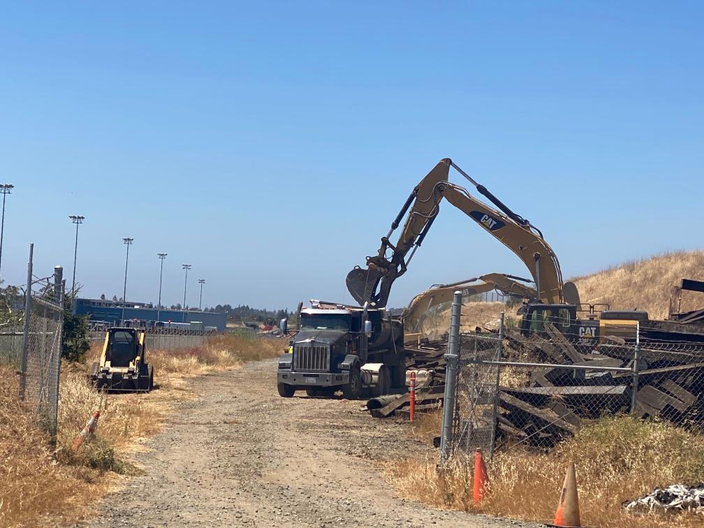 PSM Associates team working on the existing BART Hayward Rail Storage Yard